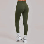 Women's Gym Yoga Pants Nude Feeling Sports Clothes Elastic High Waist Buttock Lifting Sports Fitness Tight Sweatpants