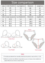 Women's Sexy Embroidered Lips Love Pattern Lace Sexy Underwear Set with Steel Rim Gathering Push Up Breathable Bra Set YS3059