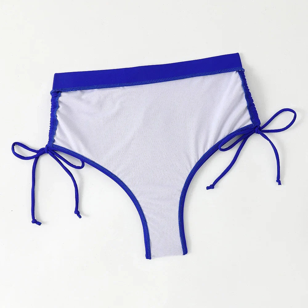 High Waist Bikini Set Sexy Push Up Swimsuit Women Black Beachwear Tummy Control Swimwear Drawstring Bathing Suit Bikinis 2026