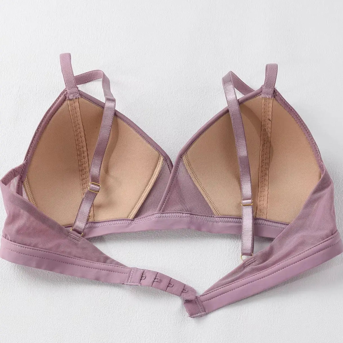 Leisure Triangle Cup Underwear Sexy and Comfortable Bra French wireless bralette breathable stylish bra