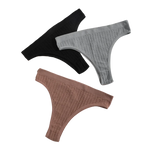 2Pcs/Set Seamless Panties Women Low Rise Panty Soft Solid Color Briefs Sexy Sports Underwear Female Underpants Lingerie M-XL