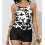 Sexy Print High Waist Tankini Sets 2026 Women Swimsuit Two Piece Swimwear Female Trunks Bathing Suits Brazilian Biquini Shorts