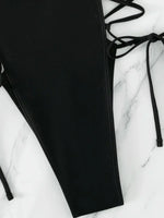 2025 Sexy Criss Cross Backless Female Swimwear One Piece Swimsuit Women Monokini High Leg Cut Bather Bathing Suit Swim Beachwear