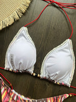 Micro Bikinis 2025 Sexy Women Swimsuit Swimwear Female Thong Bikini Set Biquini Bathing Suit Print Swimming Suits Beachwear