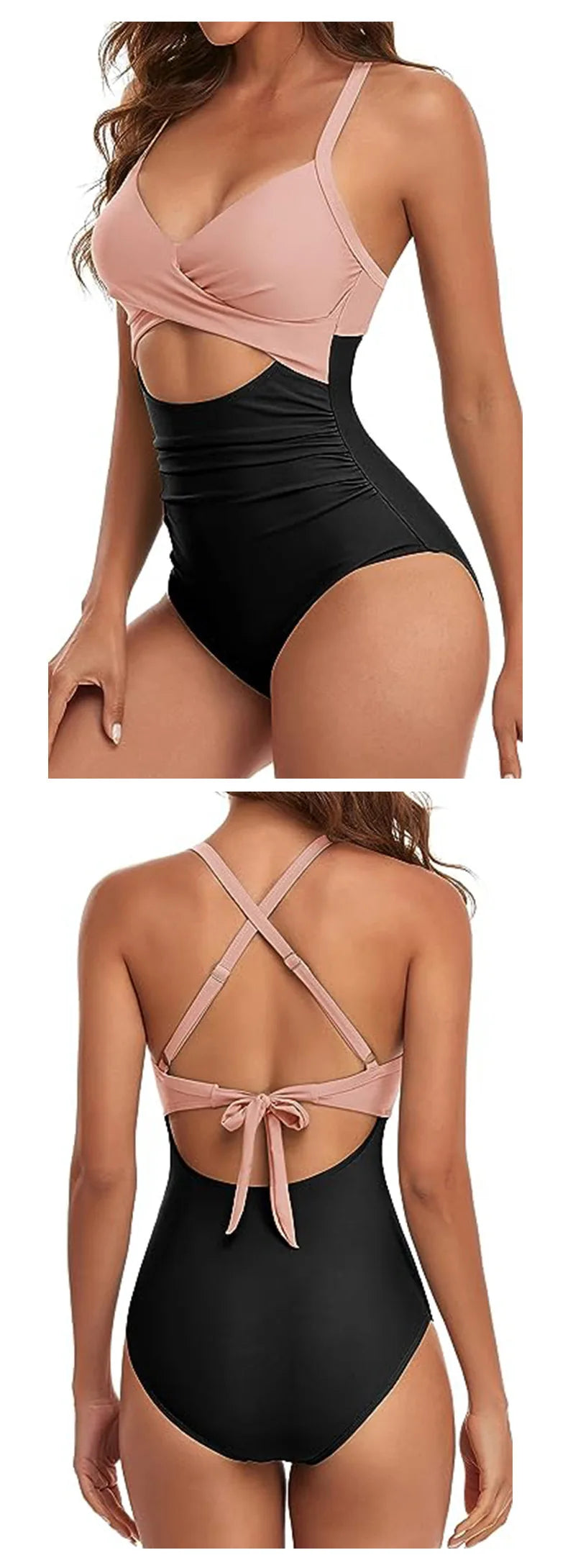 Leopard One Piece Swimsuit 2024 New Halter Push Up Swimwear Women Swimsuit Bathing Suit Beachwear Monokini Female Swimming Suits