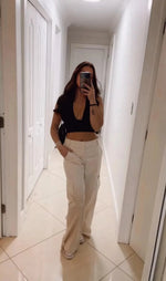Sexy Solid Backless Crop Halter Top Women Summer 2024 Y2K Clothes Grunge High Street Style Club Sleeveless Cami Top Streetwear