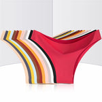3PCS Seamless Panties Ultra-thin Brazilian Maillard panties Women Ice Silk Underwear Sexy Panty Low Waist G-string Female Solid
