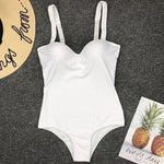 Sexy Underwired Bra Cup One Piece Swimsuit Women Swimwear Female Monokini Push Up Bather Bathing Suit Swim Wear Sexy Bodysuit