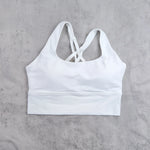 DIAS FIT JOY Yoga bra Naked feel cross back sports bra yoga clothes women's Cycling running fitness top