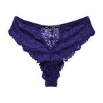 Hollow Out Girls G String Sexy Panties Women Briefs Thong Transparent Lace Underwear Female Thin Low Waist Lingerie Size S-XL