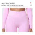 Hearuisavy Summer Straight-Leg Sports Pants Women Gym Clothing Fitness Tights Naked Feeling Compression Wide Leg Yoga Leggings