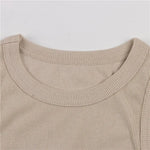 Ribbed Knitted Tops Neck Summer Basic Shirts White Black Casual Sport Vest Off Shoulder Green Women's Tank Top