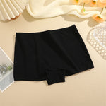 New 4PCS Women's Panties Cotton Seamless Sports Boxers Underwear Female Solid Color Cozy Lingerie Intimate Underpants XS-XL