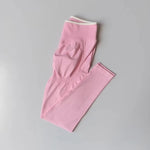 Seamless High Waist Yoga Pants Women Tummy Control Leggings Stretchy Soft Workout Running Leggings Comfortable Gym Sports Tights