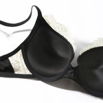 Sexy Lace Women Underwear Set Shiny French Push Up Bra Set 3/4 Cup Plus Size Underwire Brassiere Deep V Lingerie and Panties