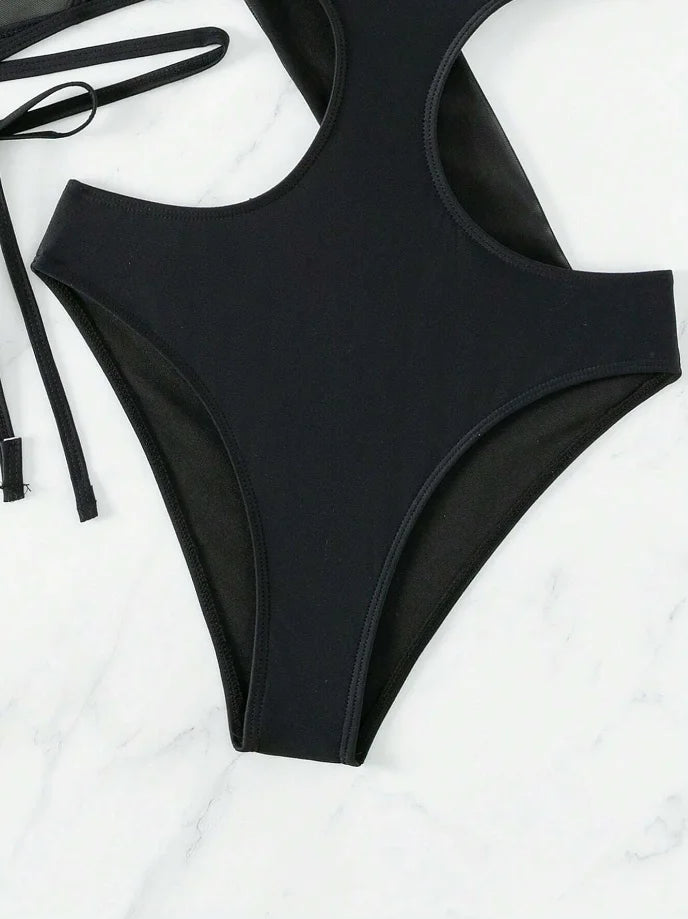2026 Sexy Slim Swimsuit One Piece Padded Solid Monokini Swimwear Women & Top Bathers Bathing Swimming Swim Suit Female Beachwear