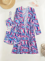 Sexy Print Bikini 2026 Women High Waist Swimsuit Cover Up Swimwear Female Lady Bathing Suit Swimming Summer Beachwear