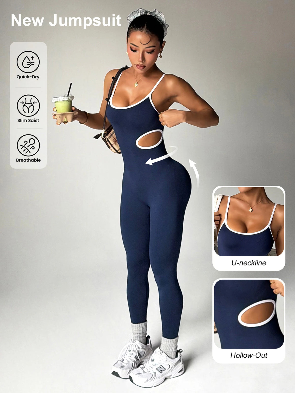 Trendy Bodysuit Sportswear Woman Gym Jumpsuits Sport Pants Seamless Woman Clothing Yoga Clothes Female Fitness Overalls Leggings
