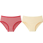 2Pcs/Set Women High Rise Panties Seamless Underwear Winter Warm Underpants Breathable Briefs Female Sexy Lingerie