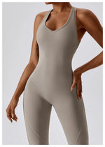 Women Training Yoga Suit Sportswear Gym Set Women 1 Pcs Sports Jumpsuit Fitness Rompers Stretch Female Push Up Workout Bodysuits