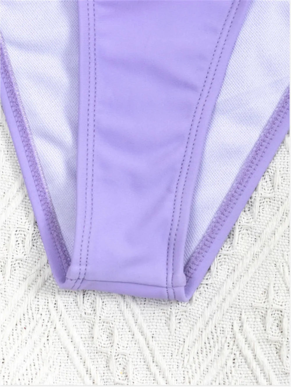Sexy Rhinestone Chain Micro Thong Bikini Women Swimwear Ruffled Bandeau Swimsuit Knotted Bathing Swimming Suit Bikinis Sets 2026