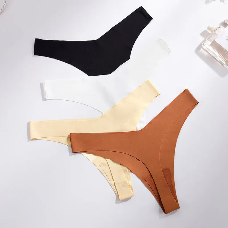 Seamless Women Panties Underwear Female Thong Intimates G StringLadies Low-Rise Briefs Sexy Panty Set Lingerie Size S-XL