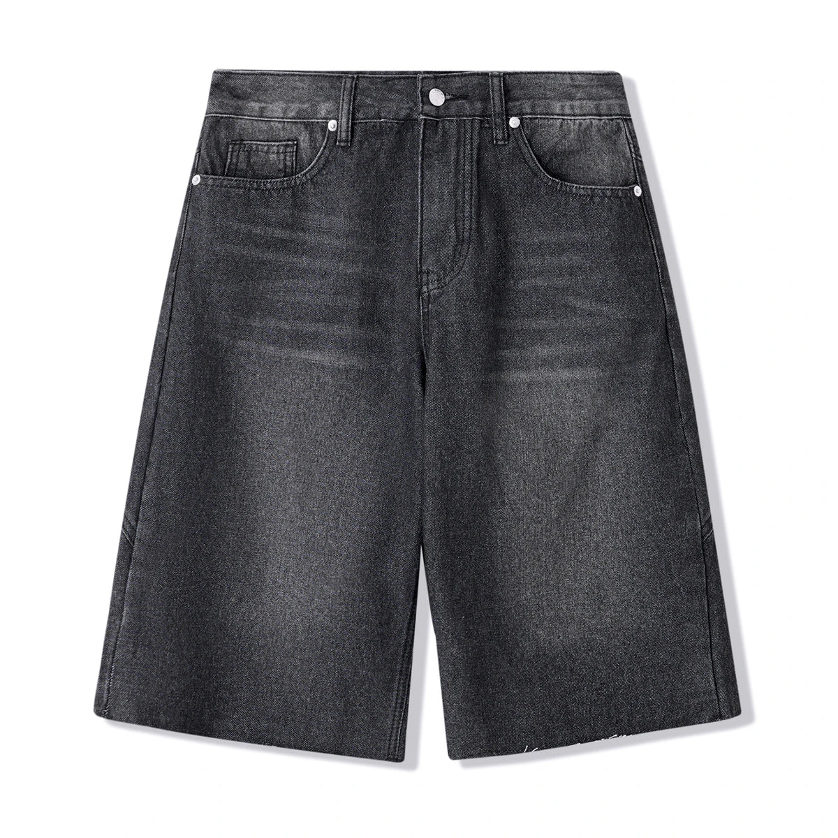 Summer Women Wide Leg Cropped Jeans High Waist Loose Fit Mid Pants Daily Casual Denim Pants Streetwear
