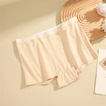 Finetoo Women's Panties Cotton Seamless Sports Boxers Underwear Female Solid Color Briefs Cozy Lingerie Intimate Underpant S-XXL