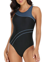 New Sports One Piece Swimsuit 2026 New Racerback Slim Swimwear Women Bathing Suit Surfing Monokini Athletic Swimming Suits XXL