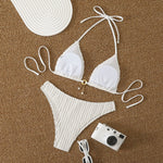 Sexy Blue White Yellow Strings Bikini 2026 Women Swimsuit Female Swimwear Thong Bikinis Set Brazilian Beach Bathing Suit Biquini