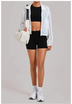 Women's Nude Yoga Sets Sports Cross Beauty Back Bra Hip-lifting Slim Fit Shorts Suits Running Fitness Workout Gym Sets