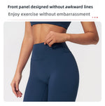 Yoga Pants Women Cropped Pants Sports Pants Fitness Leggings Tights Breathable Quick-drying High Waist Running Workout Pants