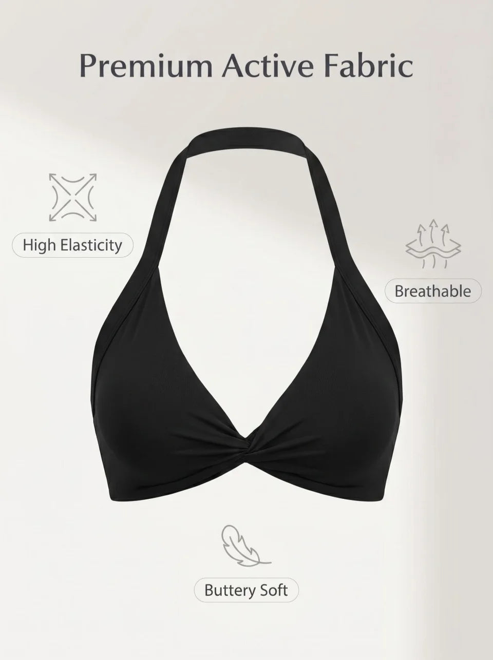 Mermaid Curve Halter Sports Bra Women Yoga Crop Top Push Up Padded Bralette Gym Workout Top Pilates Fitness Activewear