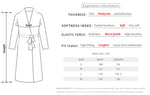Women's Elegant Long Sleeve Robe V Neck Casual and comfortable bathrobe Solid Luxury Sleepwear For Home Relaxation