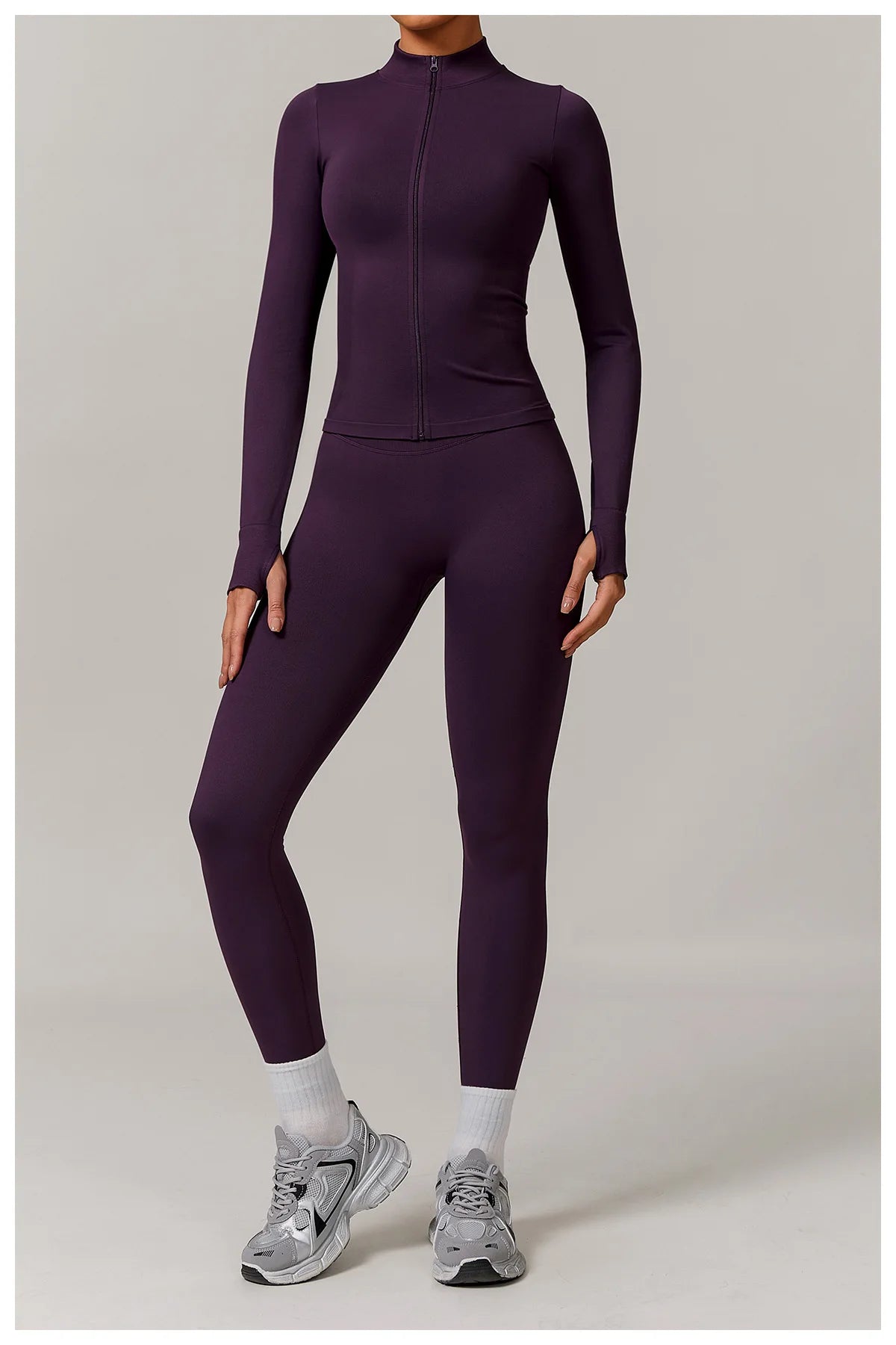2/3PCS Yoga Set Women Workout Set Seamless Sportswear Gym Clothing Fitness Long Sleeve Crop Top High Waist Leggings Sports Suits
