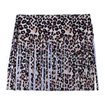 Women Leopard Print Swim Skirt Shorts Tassel Fringe High Waist Bikini Bottom For Beach Party Summer Vacation Pool Bathing Suits