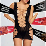 Local ShippingSexy Fishnet Bodysuit Lingerie Set Outfits Erotic Mesh SheerLingerie For Women Naughty