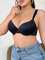 Wide Straps Women Bra Underwire Support No sagging Lingerie Large Bust Lift Gather Comfortable Bra
