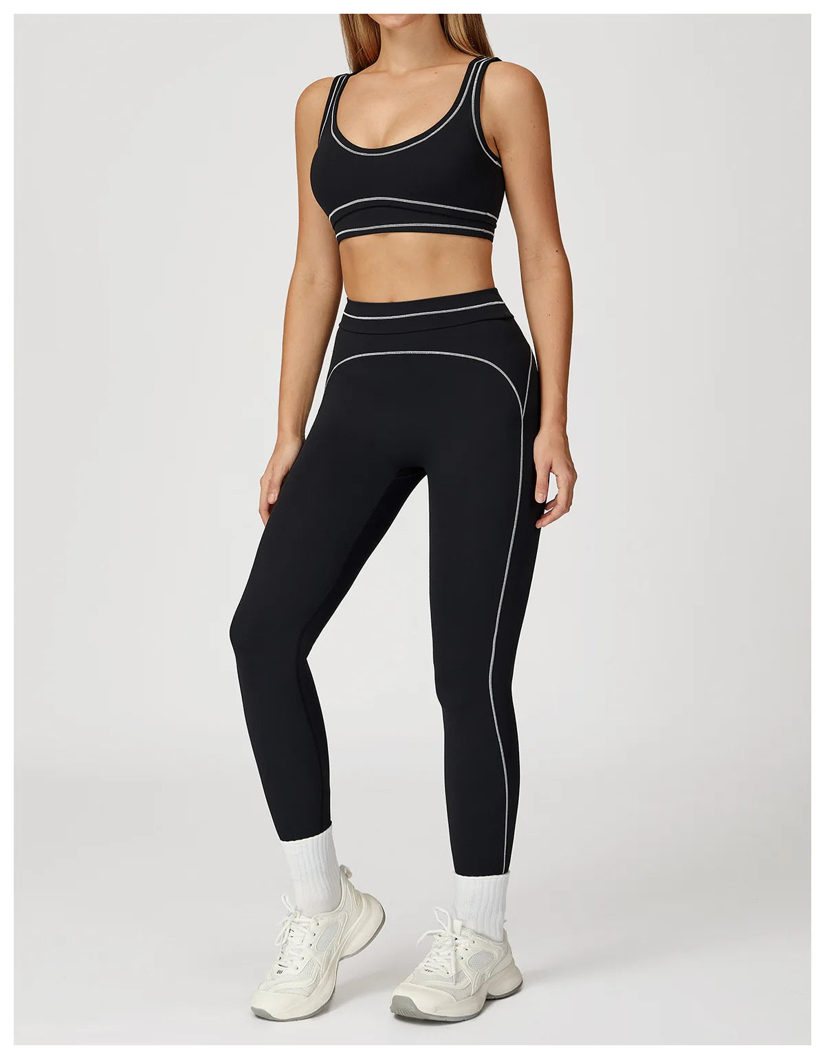 Women Shockproof Sports Bra Gym Fitness Running Yoga Vest Female Integrated Pilates Training Workout Breathable Sports Underwear