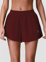 Breathable Yoga Tennis Shorts Women Anti Glare Belt Lined Sports Pants Outwear Quick Drying Training Running Fitness Shorts