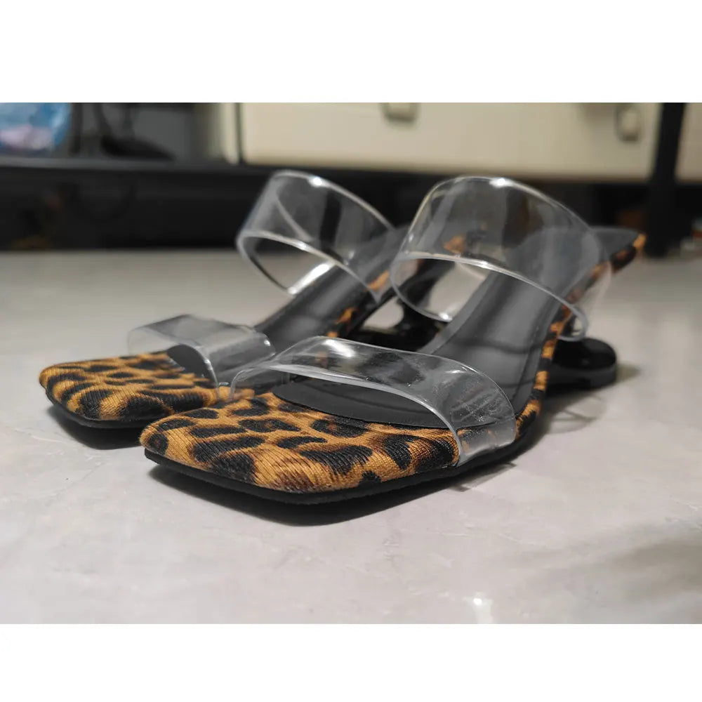 Y2K PVC Transparent Designer Sandals Women Shoes Slip On Hollow Wedge Slide Mules Beach Vacation 6cm Comfortable Walking Heels