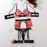 Two-piece Women's Set G-string Transparent Underwear Lolita Romantic Lingeries Set Sexy Bra and Panties Sets Lingerie for Woman