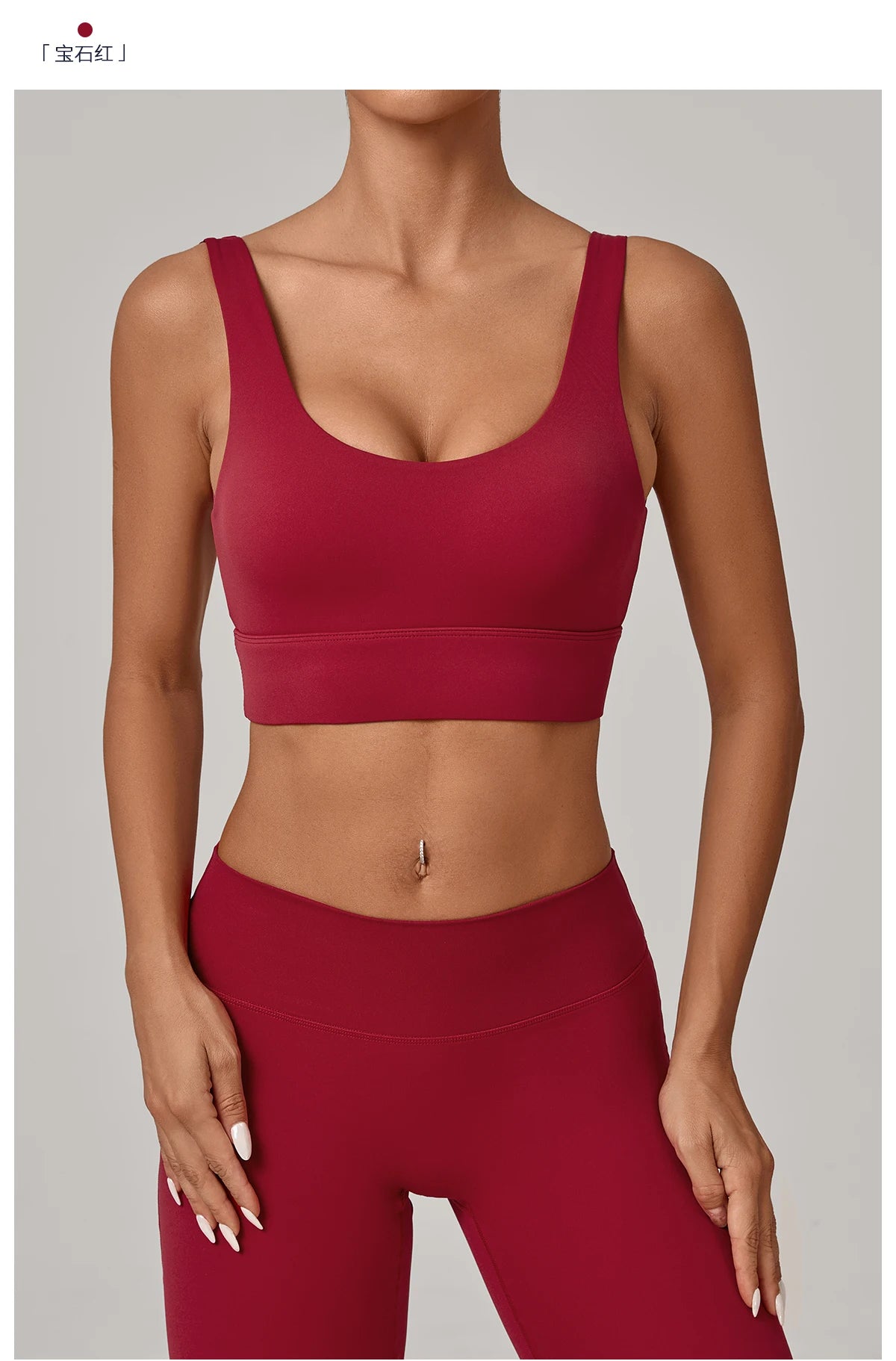 Running Sports Bra Women High Support Open Back Yoga Breathable Slim Fit Fitness Pilates Tank Top With Removable Pads