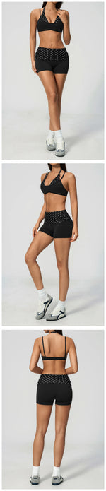 Yoga Set 2PCS Fitness Set Women's Tracksuit Sports Outfits Workout Clothes Female Running Capri Pants Gym Suit Athletic Wear