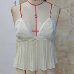 Summer Black Lace Camisole for Women Sleeveless Spaghetti Strap Polka Dot Cami Tops for Party Club Night Out Casual Wear