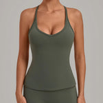 Yoga Tank Top Woman's Breathable Sports Underwear Gym Fitness Vest Shockproof Push-up Runnings Bra Female Yoga Workout Underwear
