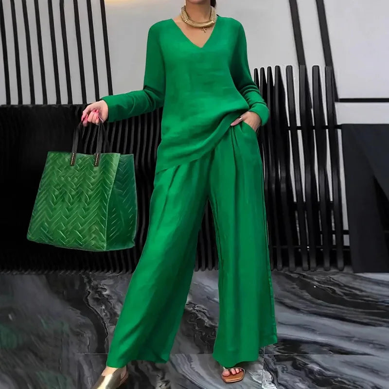 Hot selling women's spring and summer suits women's casual travel suits loose and comfortable suits