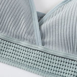 Women Sexy V-neck Padded Bra Lingerie Set Push-Up Bras Low Rise Briefs Non-wire Bralette Brazilian Panties Female Underwear Set