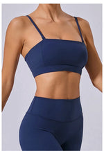 Women Yoga Bra Removable Shoulder Strap Anti-Slip Bra Wrap Chest Dual-Use Sports Yoga Wear Outside Running Fitness Top