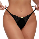 Women G-string Women Panties High Waist Lace Hollow Out Seamless Anti-septic Spaghetti Strap Quick-drying Underpants
